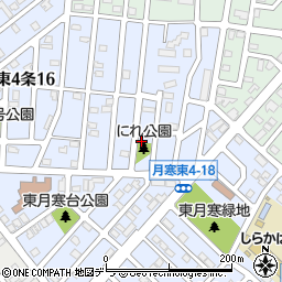北海道札幌市豊平区月寒東４条17丁目周辺の地図