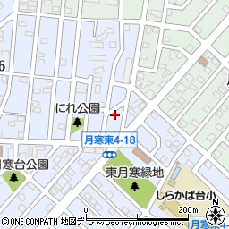 北海道札幌市豊平区月寒東４条17丁目15周辺の地図