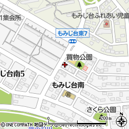 札幌もみじ台南郵便局 ＡＴＭ周辺の地図