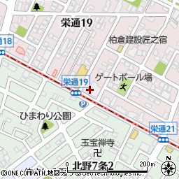 栗林石油株式会社　札幌支店Ｄｒ．Ｄｒｉｖｅ栄通店周辺の地図