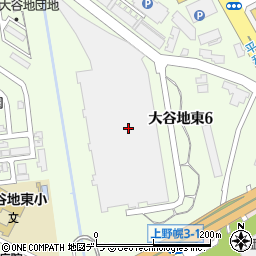 北海道札幌市厚別区大谷地東6丁目1周辺の地図