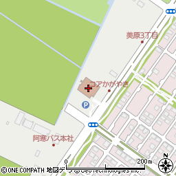 釧路市中部地区コミュニティセンター周辺の地図