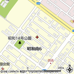 北海道釧路市昭和南6丁目周辺の地図