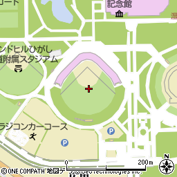 ウインドヒルひがし北海道スタジアム（釧路市民球場）周辺の地図