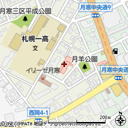 札幌朗愛会病院（札幌朗愛会）周辺の地図