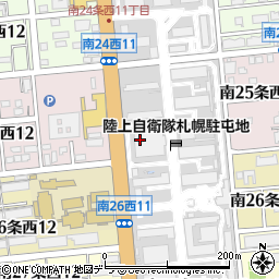 北海道札幌市中央区南２５条西10丁目1周辺の地図