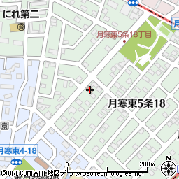 札幌白樺郵便局周辺の地図
