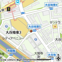 北海道銀行大谷地支店 ＡＴＭ周辺の地図