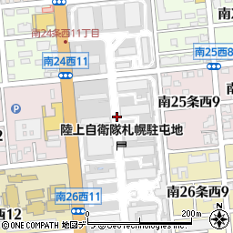 北海道札幌市中央区南２５条西10丁目周辺の地図