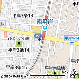 札幌進学プラザ　南平岸校周辺の地図