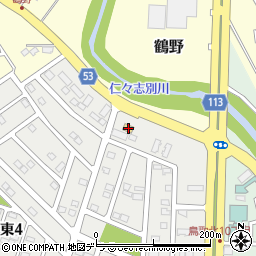 セイコーマート鶴野店周辺の地図