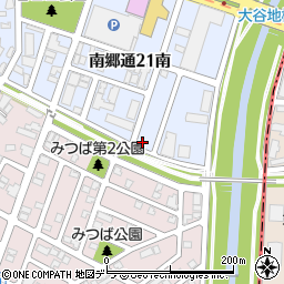 北海道札幌市白石区南郷通２１丁目南5-70周辺の地図