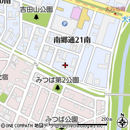北海道札幌市白石区南郷通２１丁目南6周辺の地図