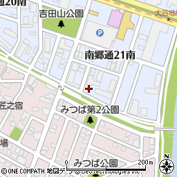 北海道札幌市白石区南郷通２１丁目南6-1周辺の地図