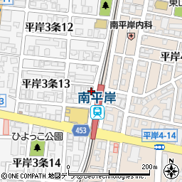 ザンギ専門店 Ichi 南平岸店周辺の地図