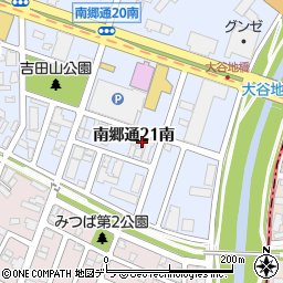 フーズウェイ札幌周辺の地図