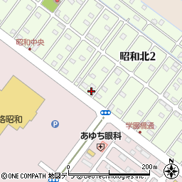 北海道釧路市昭和北2丁目8-1周辺の地図