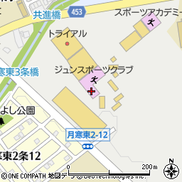 ベルフルールブランチ・札幌月寒店周辺の地図