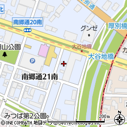 北海道札幌市白石区南郷通２１丁目南4-5周辺の地図