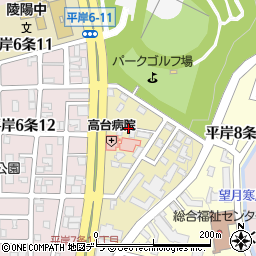 北海道札幌市豊平区平岸７条12丁目周辺の地図