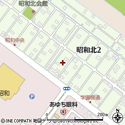 北海道釧路市昭和北2丁目8-17周辺の地図
