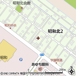 北海道釧路市昭和北2丁目8-7周辺の地図