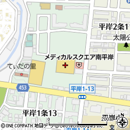 自衛隊札幌病院周辺の地図