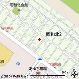 北海道釧路市昭和北2丁目8-15周辺の地図