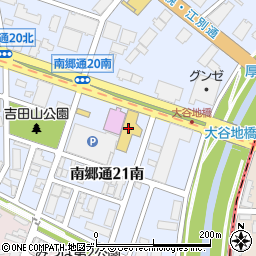 トヨタカローラ札幌　ジョイック南郷通周辺の地図