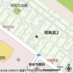 北海道釧路市昭和北2丁目8-8周辺の地図