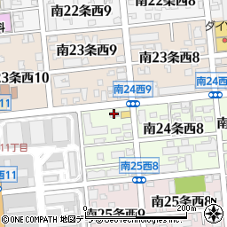 北海道電力　幌南荘周辺の地図