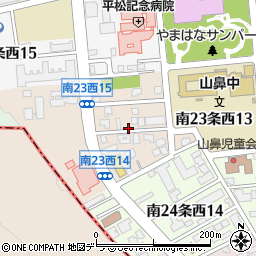 風月 南23条店周辺の地図