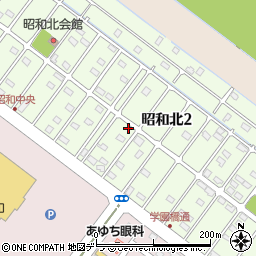 北海道釧路市昭和北2丁目8-13周辺の地図