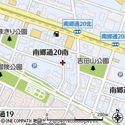 北海道札幌市白石区南郷通（２０丁目南）周辺の地図