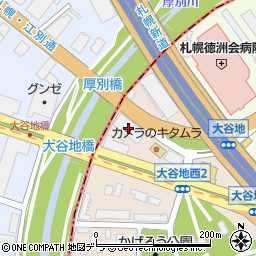 新札幌倉庫厚別複合店舗周辺の地図
