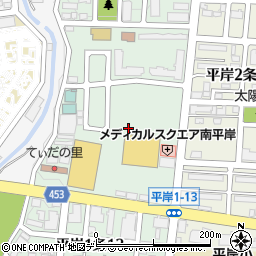 北海道札幌市豊平区平岸１条周辺の地図