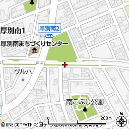 北海道札幌市厚別区厚別南周辺の地図