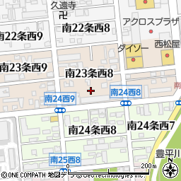 きれい屋壱番・札幌本店周辺の地図