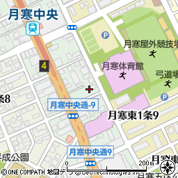 札幌地区連合　豊平区連合会周辺の地図