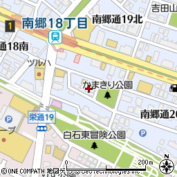 北海道札幌市白石区南郷通１９丁目南周辺の地図