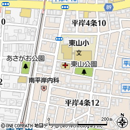 札幌愛隣館東山保育園周辺の地図