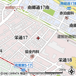 コーポ新玉栄通１７周辺の地図