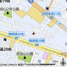 オーク設備工業株式会社　北海道営業所周辺の地図