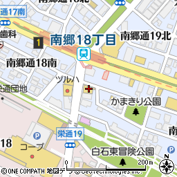 エイブルネットワーク　南郷１８丁目店周辺の地図