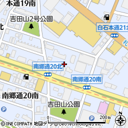 北海道札幌市白石区南郷通２０丁目北周辺の地図
