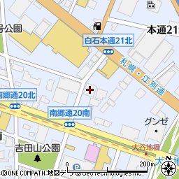 イオン北海道株式会社　本社・管理本部お客様サービス周辺の地図