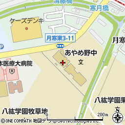 なの花薬局　札幌月寒店周辺の地図