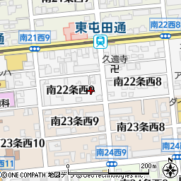 プレジール２２周辺の地図