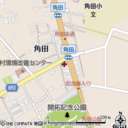 角田郵便局周辺の地図