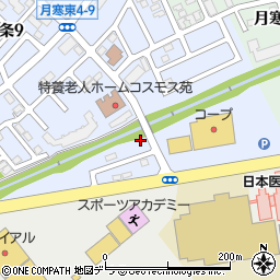 月寒東グリーン公園周辺の地図